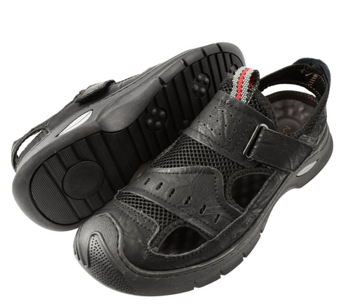 Pantofi casual, barbati, MELS, 2311 negru, piele naturala